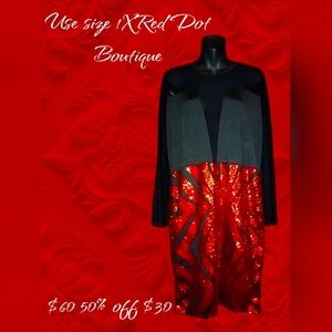 Use Red Dot Boutique dress$60 with 50% off price will be $30 ❤️❤️😻 please share